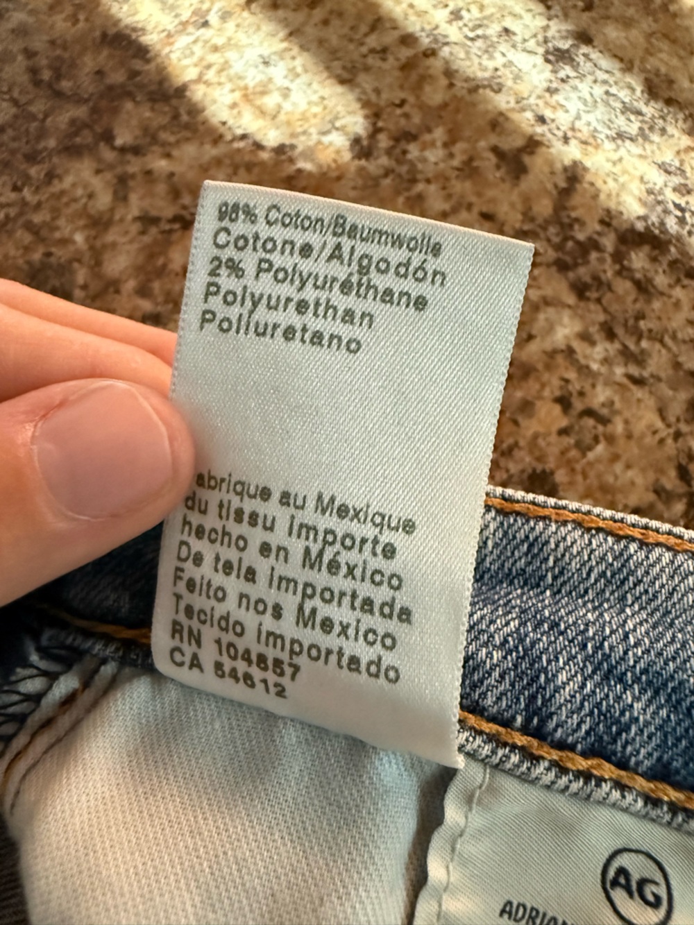 AG Adriano Goldschmied The Isabelle High-Rise Straight Crop Jeans Medium Wash 24 - Picture 5 of 8